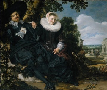  porträt - Heirat Porträt von Isaac Massa en Beatrix van der Laen Niederlande Goldenen Zeitalter Frans Hals